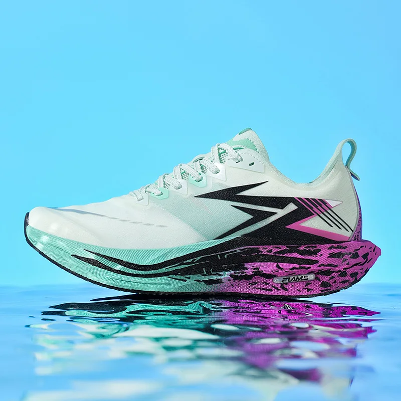 Marathon Carbonplatte Luftpolster Herren Sportlaufschuhe Atmungsaktive Leichte Damen Bequeme Athletische Rutschfeste Sneakers