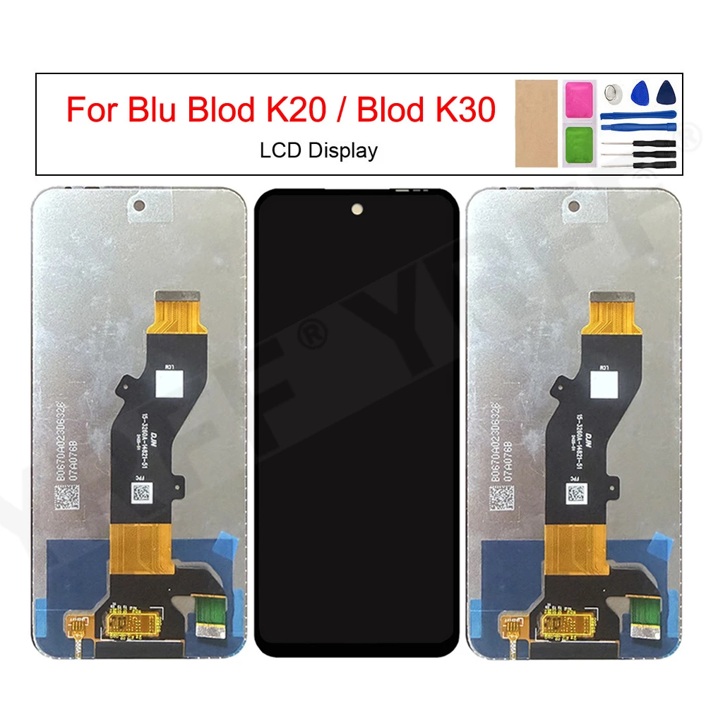 Tela LCD Touch Screen Digitalizadora para Blu Bold K20 K30 - Peça de Reposição