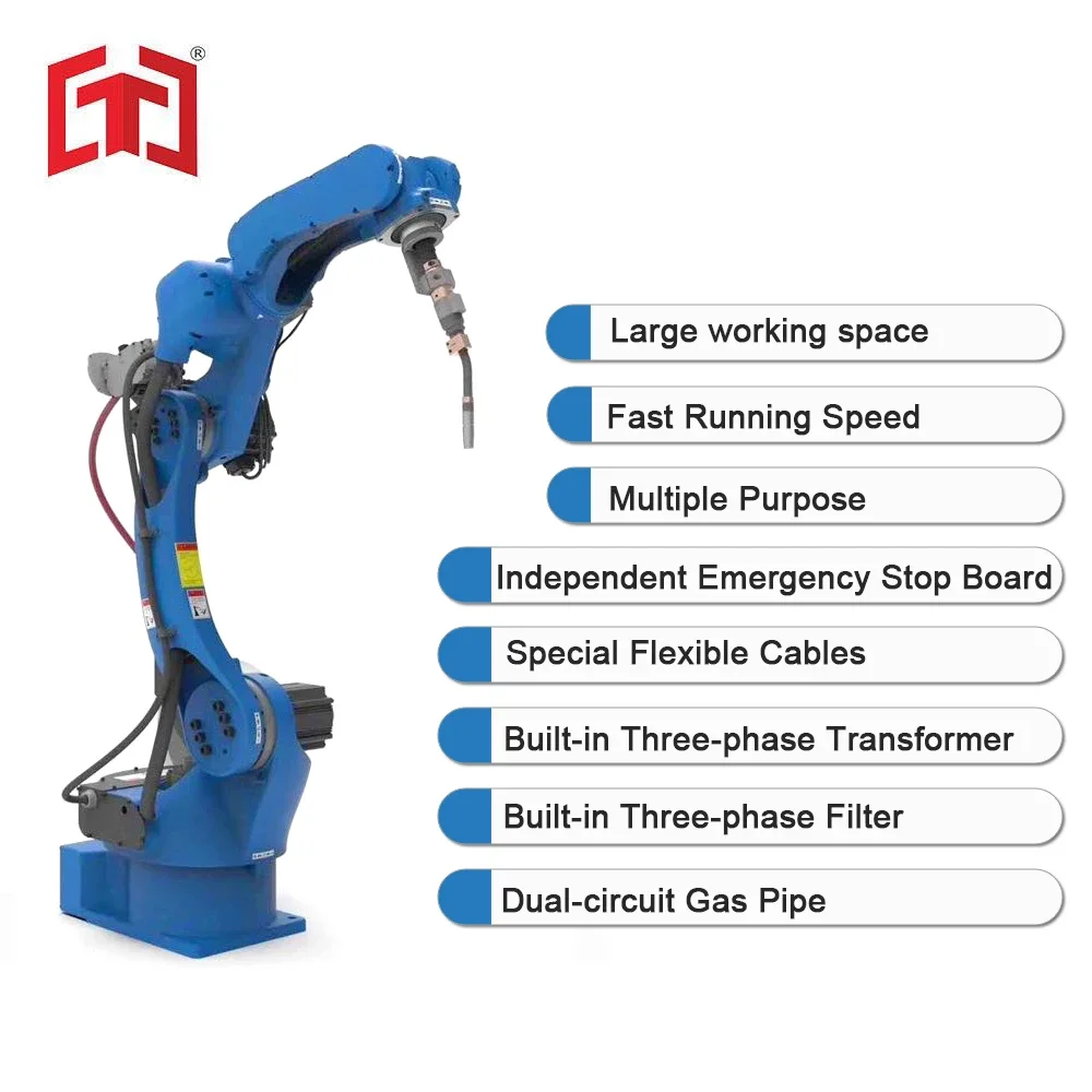 6 Axis Welding Robot, Range 1472mm MIG TIG Welding