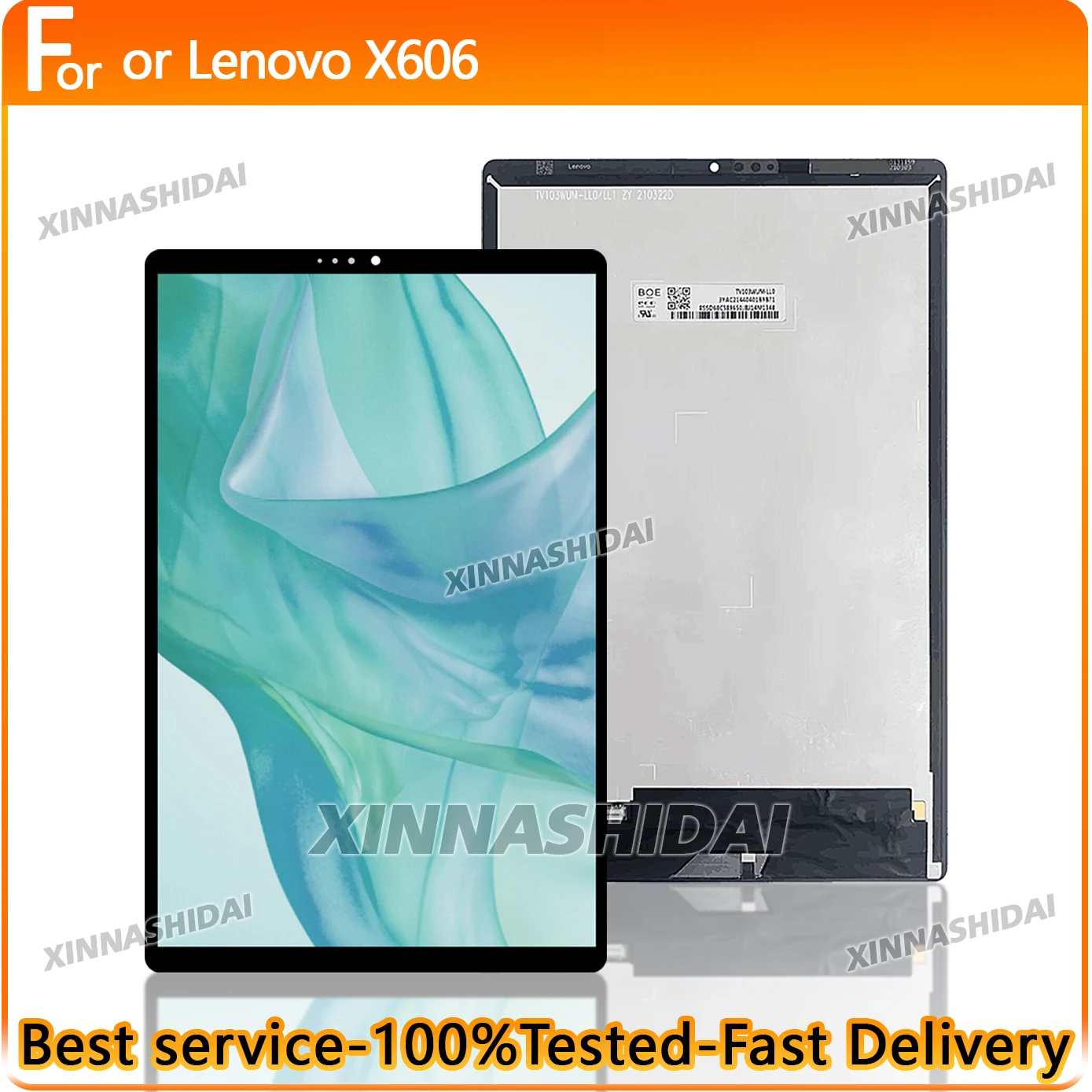 Super Quality LCD  For Lenovo Tab X606 LCD Display Touch Screen Assembly Replacement  Parts 100% Tested