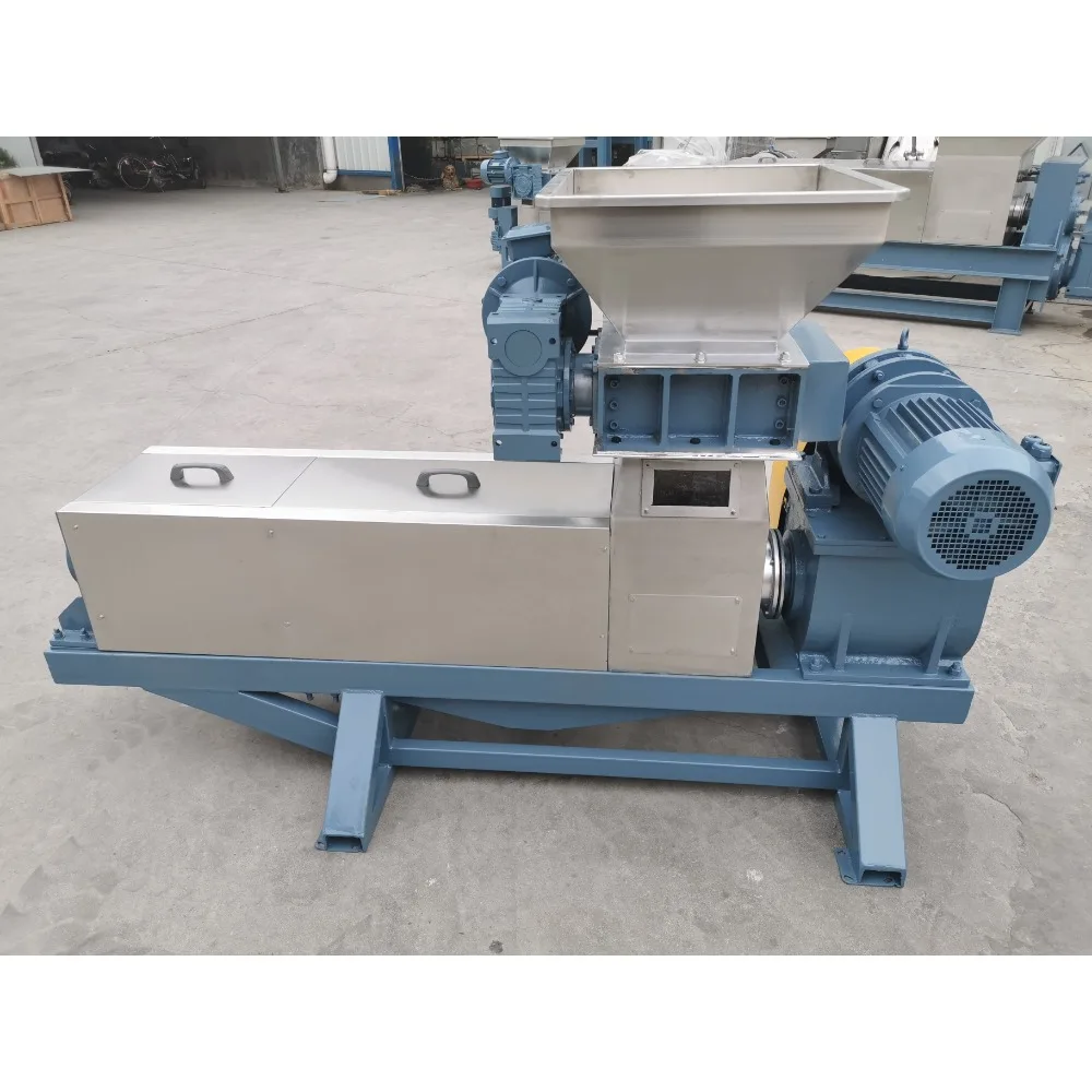 Vegetable Waste Kitchen Waste and Domestic Waste Shredder/double-shaft Shredder and Squeezer Combined