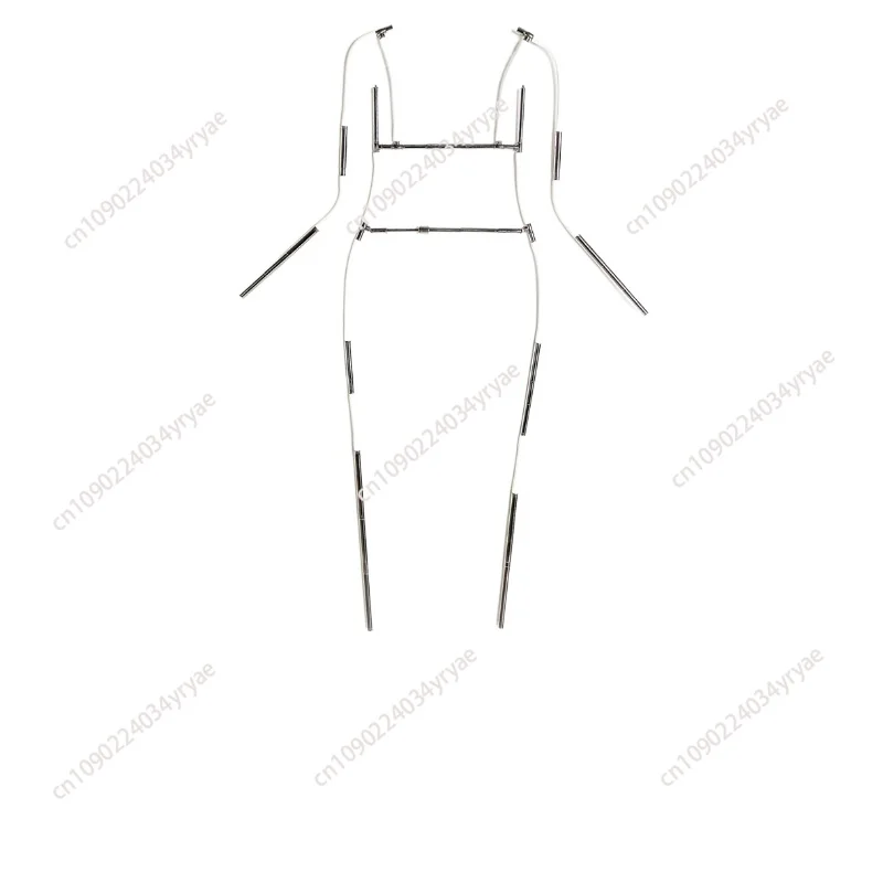

Multifunctional dress shooting modeling rack, clothing photography props, invisible, telescopic hangers