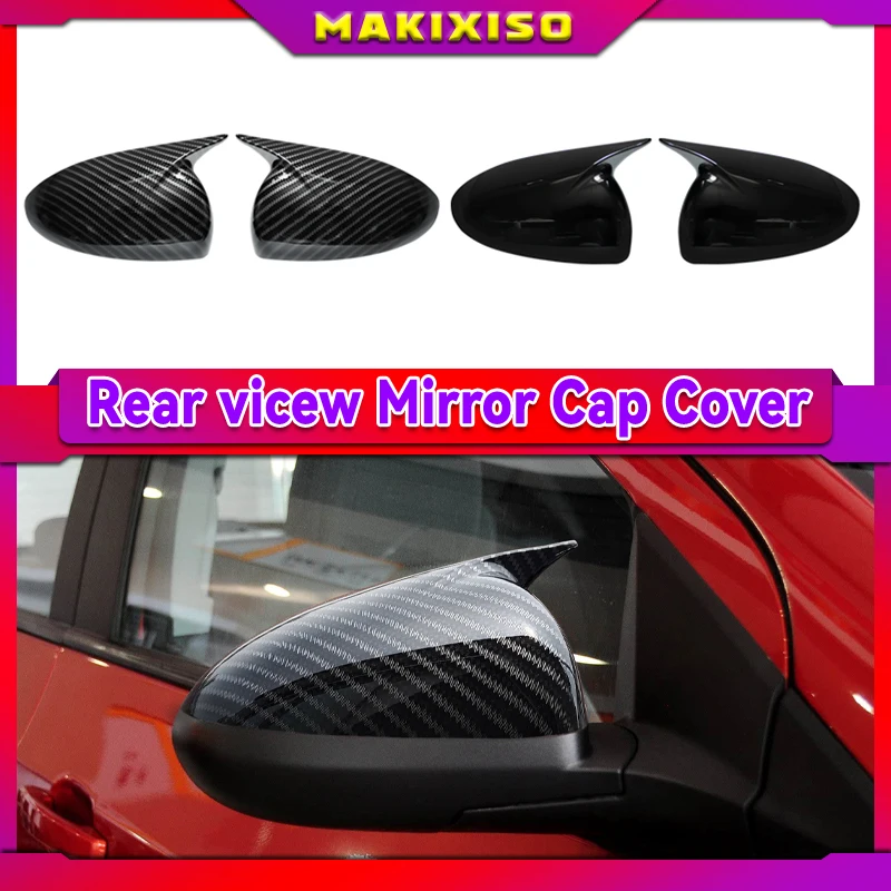 

For Chevrolet Aveo Sonic 2011-2014 RearView Mirror Case Cover Carbon fiber pattern or Black Cover