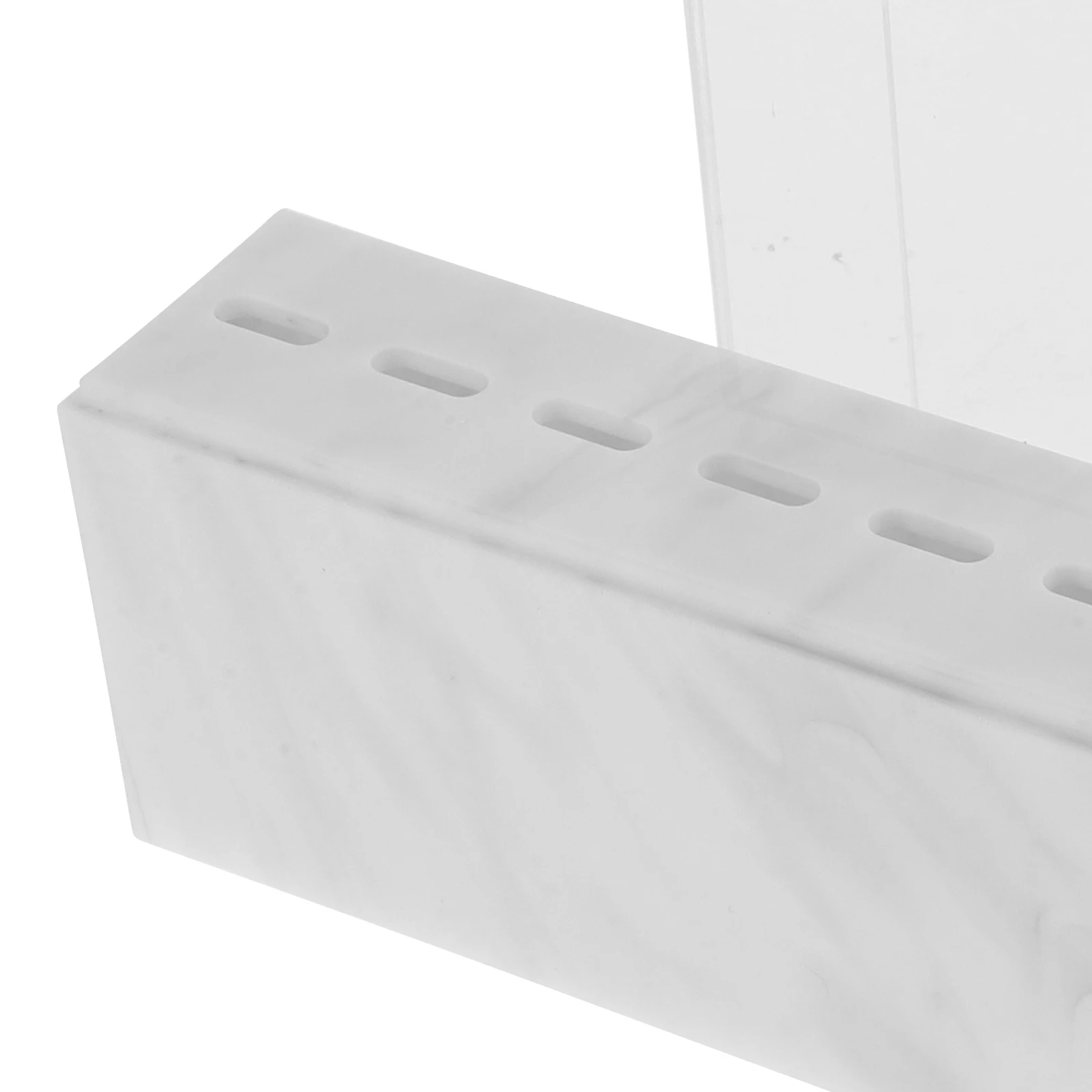 Rack de armazenamento com 8 buracos, ferramentas para cílios em mármore acrílico, suporte para pinças de cílios, display st ganizer, prateleira de maquiagem de beleza