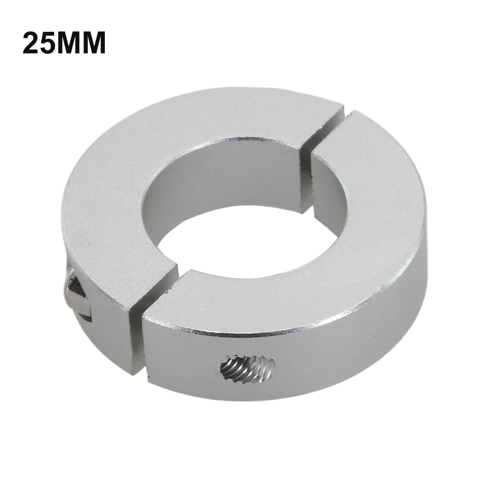 2PCS 25mm Shaft Collar Aluminum Alloy Double Split Clamp Collar Sleeve Retaining Rings Fixed Ring For Mechanical Applications