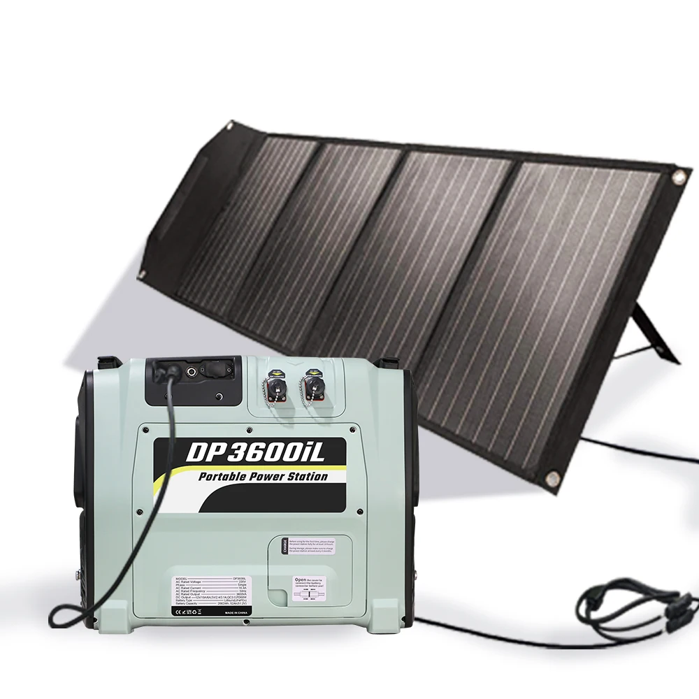 3600 Watt Portable Power Station Sun Powered Charger With Lifepo4 Battery Solar Energy System With Solar Power Bank