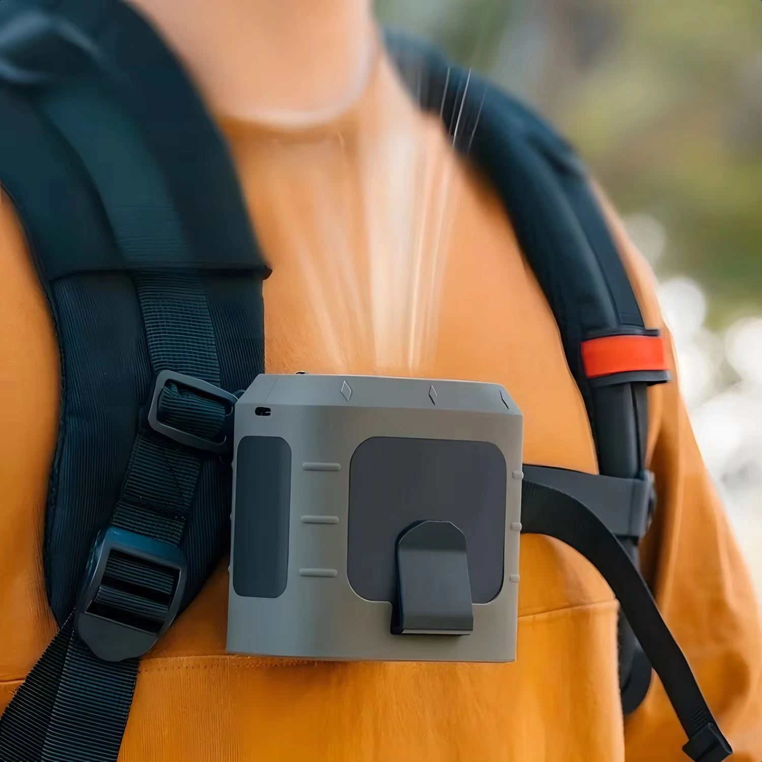 

EP Light Clip-On outdoor Fan Small waist Fan with Light Campaign Hiking Gadgets