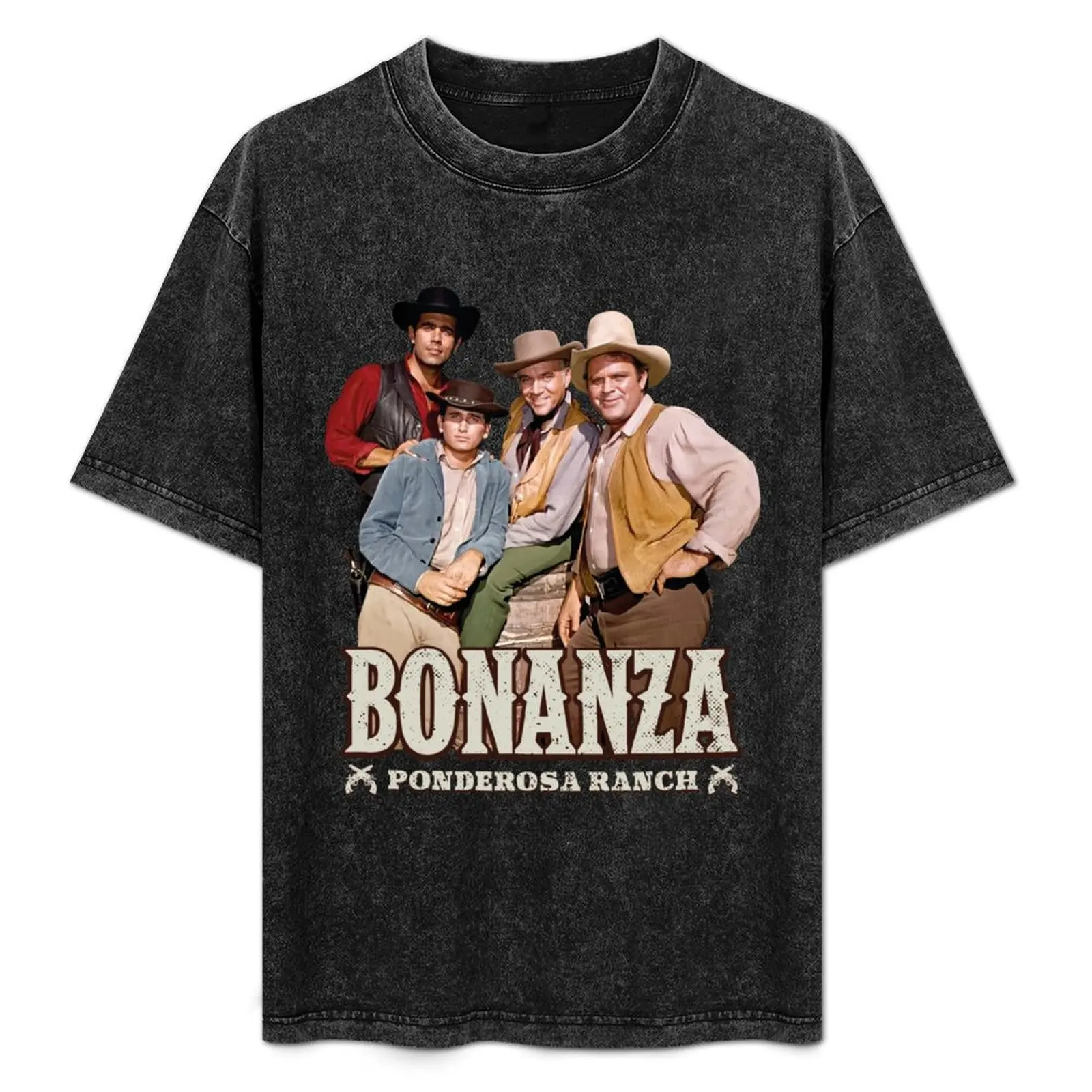 BONANZA / PONDEROSA RANCH T-Shirt Anti-Perspiration Workout Top