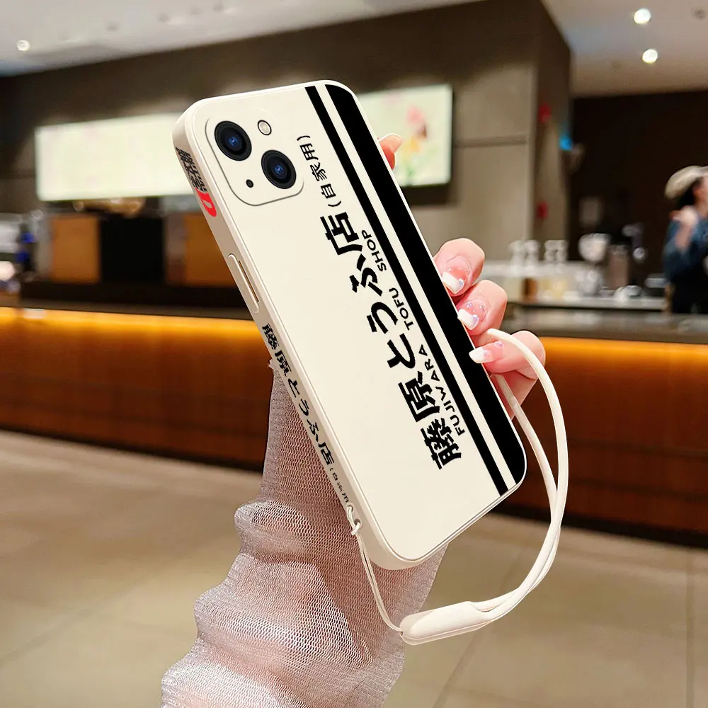 Anime Initial D Phone Case For Samsung Galaxy S24 S23 S22 S21 S20 Ultra Plus FE S10 S9 Note 20 10 Plus Silicone Cover