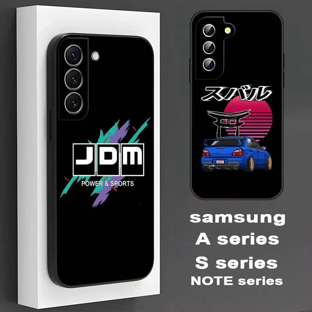 Phone Case Tokyo Car For Samsung S 24 23 22 21 20 plus ultra a 24 34 Sports Drift 54 53 luxury Black JDM shell Cover