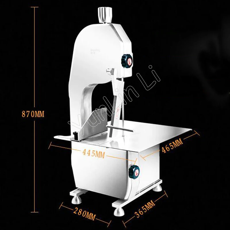 

Commercial Bone Cutting Machine Frozen Meat Cutter 220V 750W Bone Cutter Machine Fish Cut