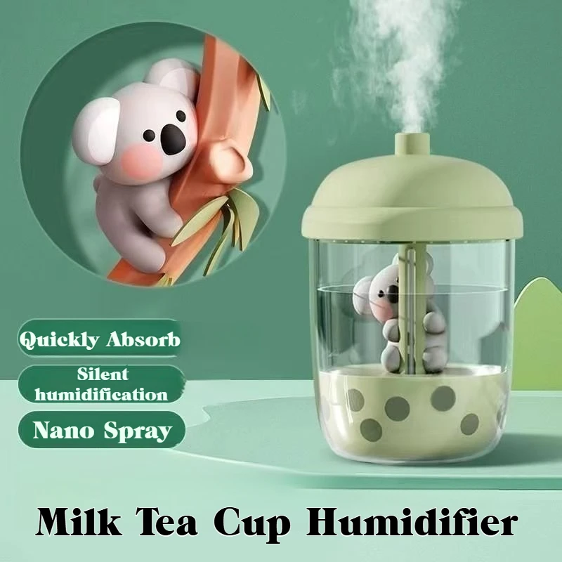 

Мини-увлажнитель для чая с молоком, очиститель воздуха и диффузор для ароматерапии, портативный увлажнитель большой емкости для дома, спальни, автомобиля
