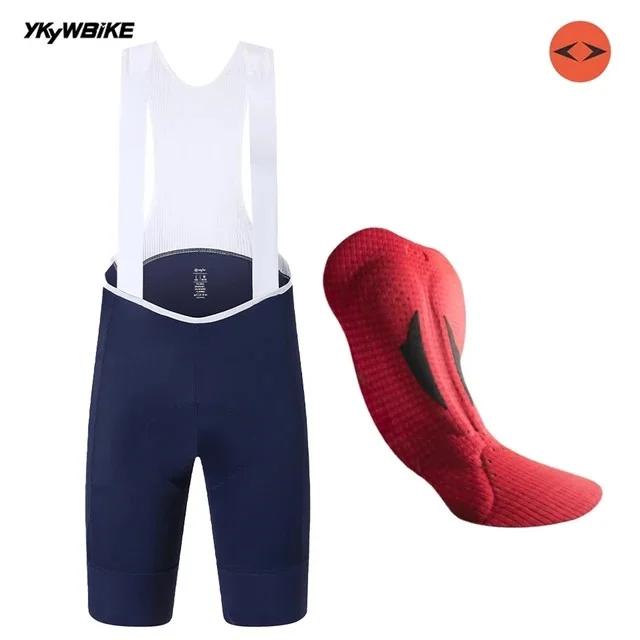 YKYW Herren Sommer Lila Radsport-Trägerhose Italien MITI Trägerhose Rennrad-Trägerhose Belgien Elastic Interface Gepolsterte Fahrradhose