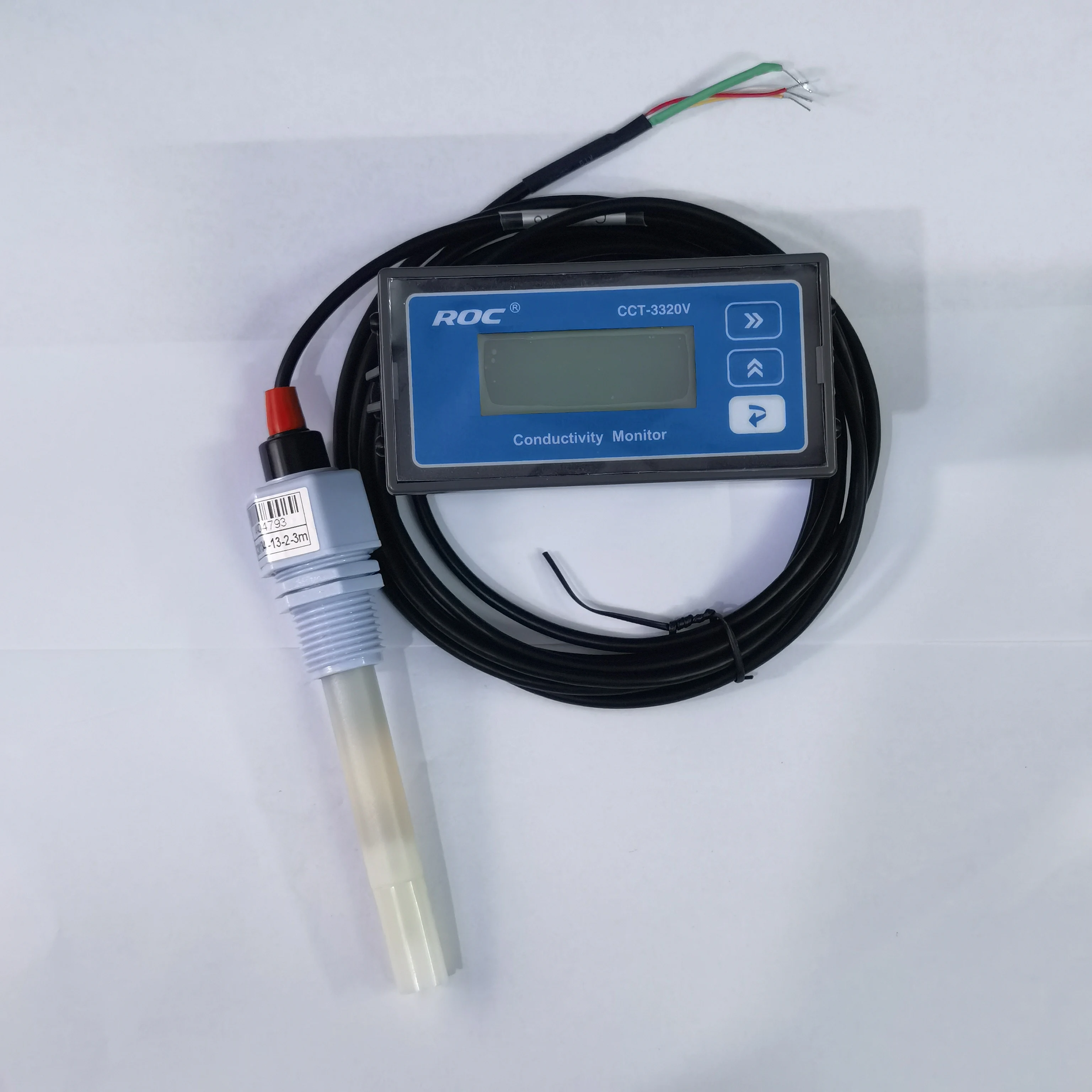 ROC CCT-3320V, TDS-230, online conductivity meter with electrodes