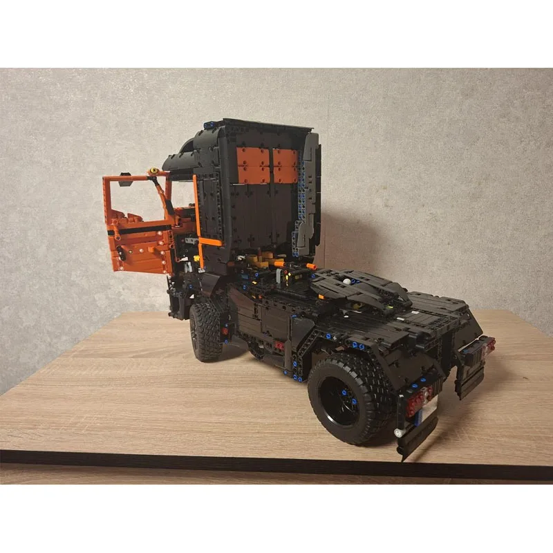 

MOC-246904 New Heavy Duty Flat-Head Semi-Trailer Truck Building Block Model 3513 Parts MOC Boys Children Birthday Toy Gift