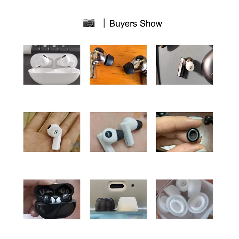 ｢カキ｣HUAWEI Freebuds3 シリコンケース イヤーピース Original Silicone Replacement Earbud Tips For Huawei FreeBuds Pro