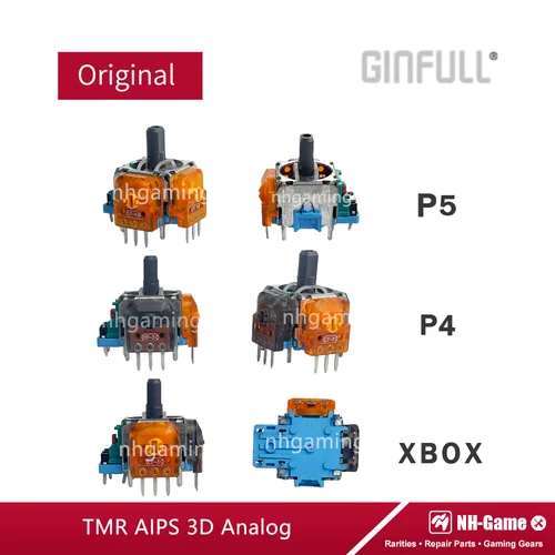 Joystick electromagnético TMR para controlador PS4, barra analógica 3D TMR AlPS para potenciómetro PS5 TMR