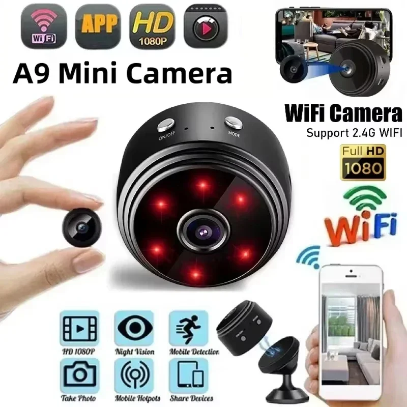 A9 Mini Camera1080P WiFi Original  Monitoring Security Protection With Motion Night Version Wireless Surveillance Cameras 2026