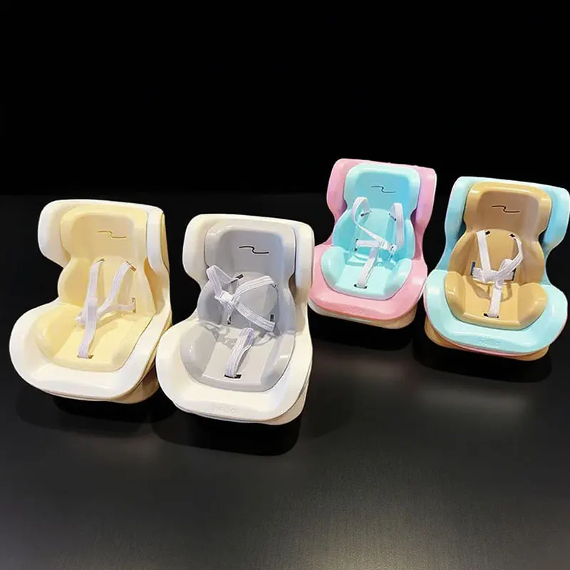 مقعد أمان لدمية السيارة، مقعد صغير جميل، منفذ هواء تلقائي، ديكور عطري، ملحقات داخلية للسيارة عالية الجودة لـ Labubu