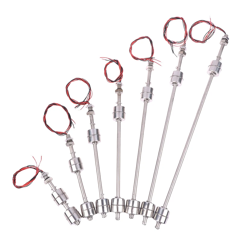 Length 100MM Double Floating Ball Stainless Steel Level Automatic Control Switch Sensor