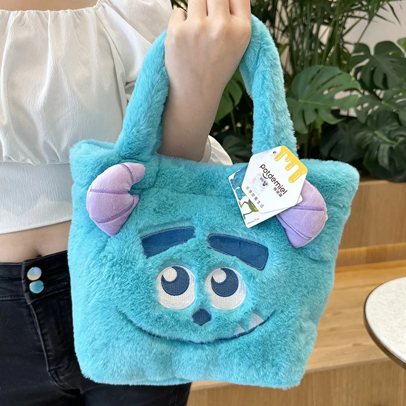 Cute and Fun Cartoon Unisex Shoulder Bag for Kids Sulley Sullivan Monster Theme - Birthday Gift Ideal for Home Decor and Display