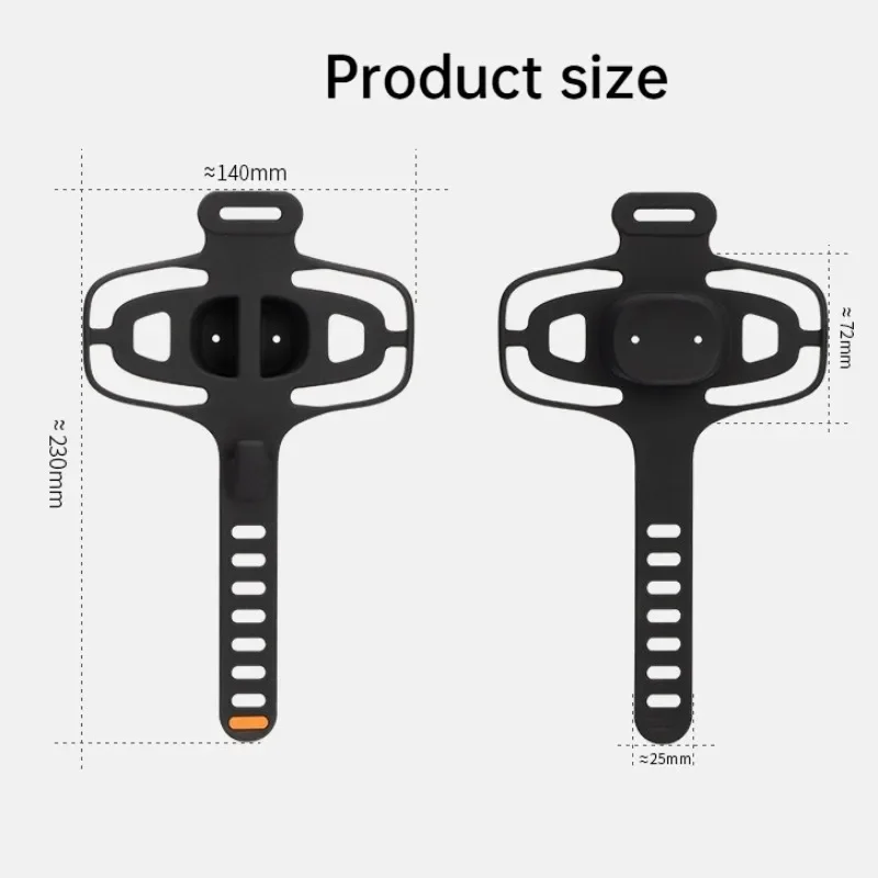 

Universal Bike Phone Mount，Non-Slip Silicone Bicycle Holder for Road & MTB, GUB Dragonfly P9 Cell Phone Bracket Cycling