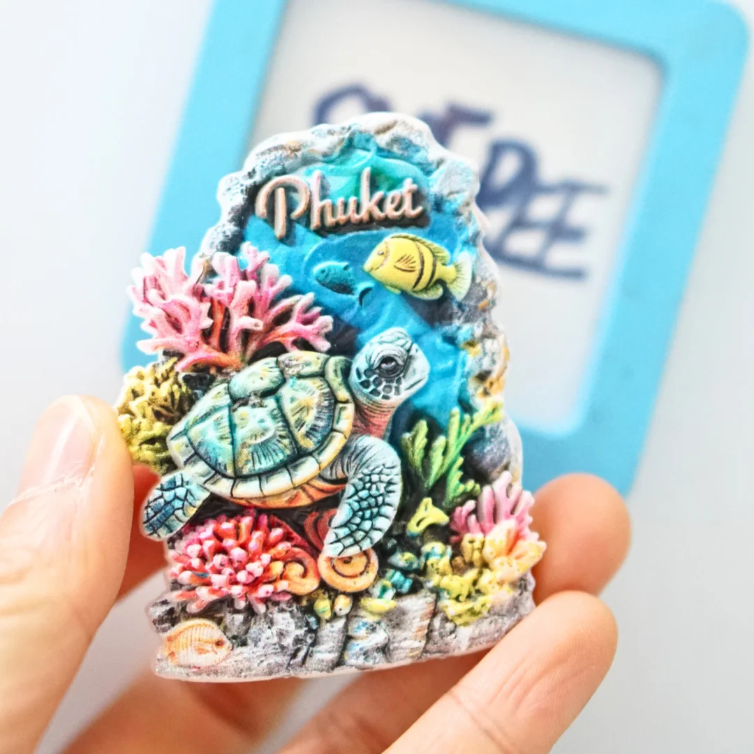 1 قطعة، مغناطيس ثلاجة فوكيت، مغناطيس ثلاجة فيو فوكيت، مغناطيس ثلاجة الشاطئ، مغناطيس ثلاجة المحيط، مغناطيس ثلاجة ملون، و #5