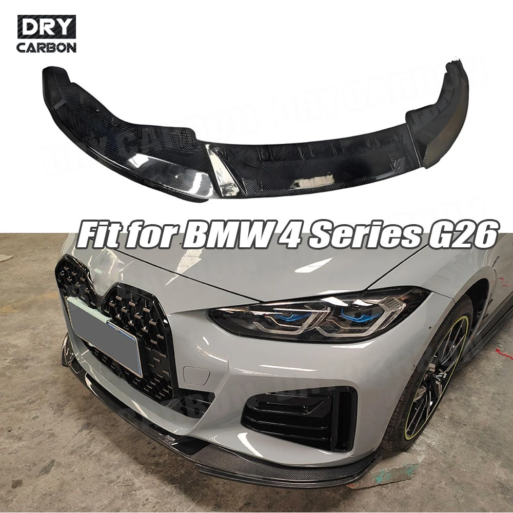 

Carbon Fiber Car Front Bumper Splitter for BMW 4 Series G26 425i M Sport 2020+ Front Bumper Spoiler Lip Diffuser Body Kit