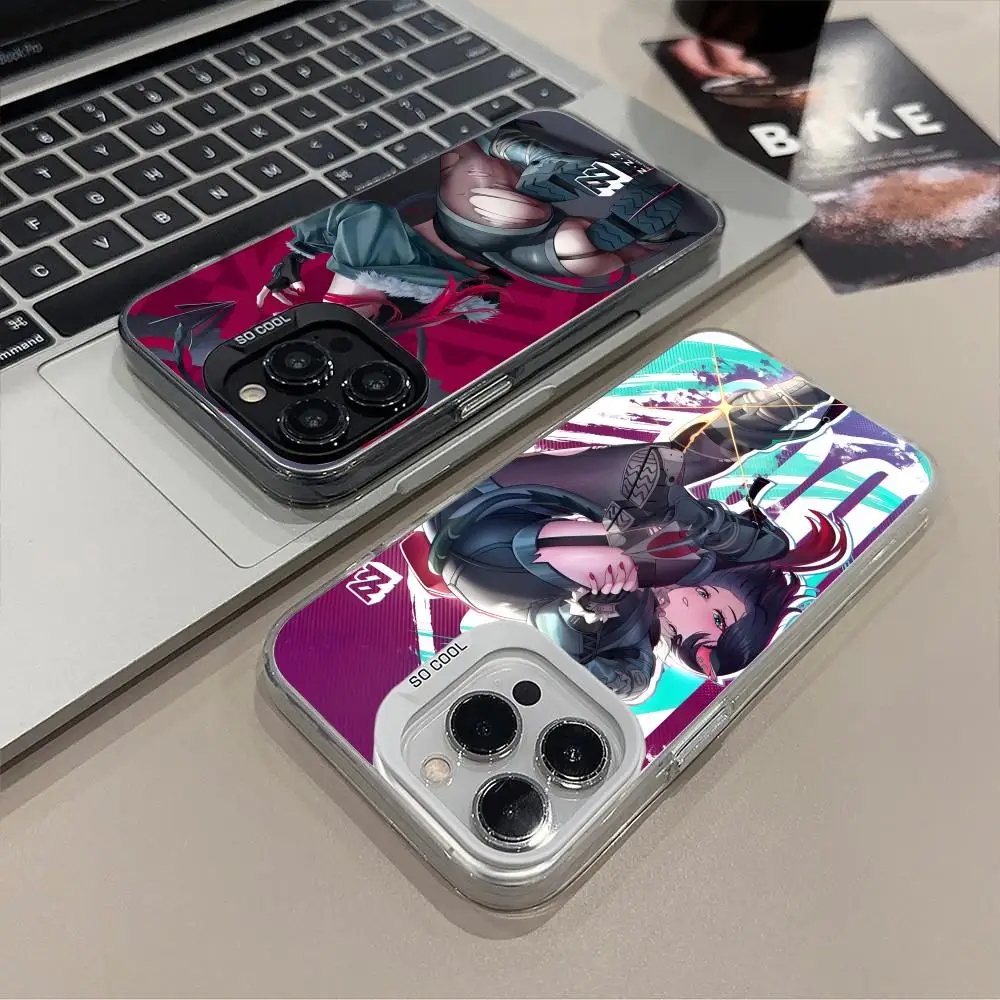 

Zenless Zone Zero Jane Doe Phone Case for iPhone 17 16 15 14 13 12 11 X XR XS 8 7 Pro Max Plus Translucent Colour Protective