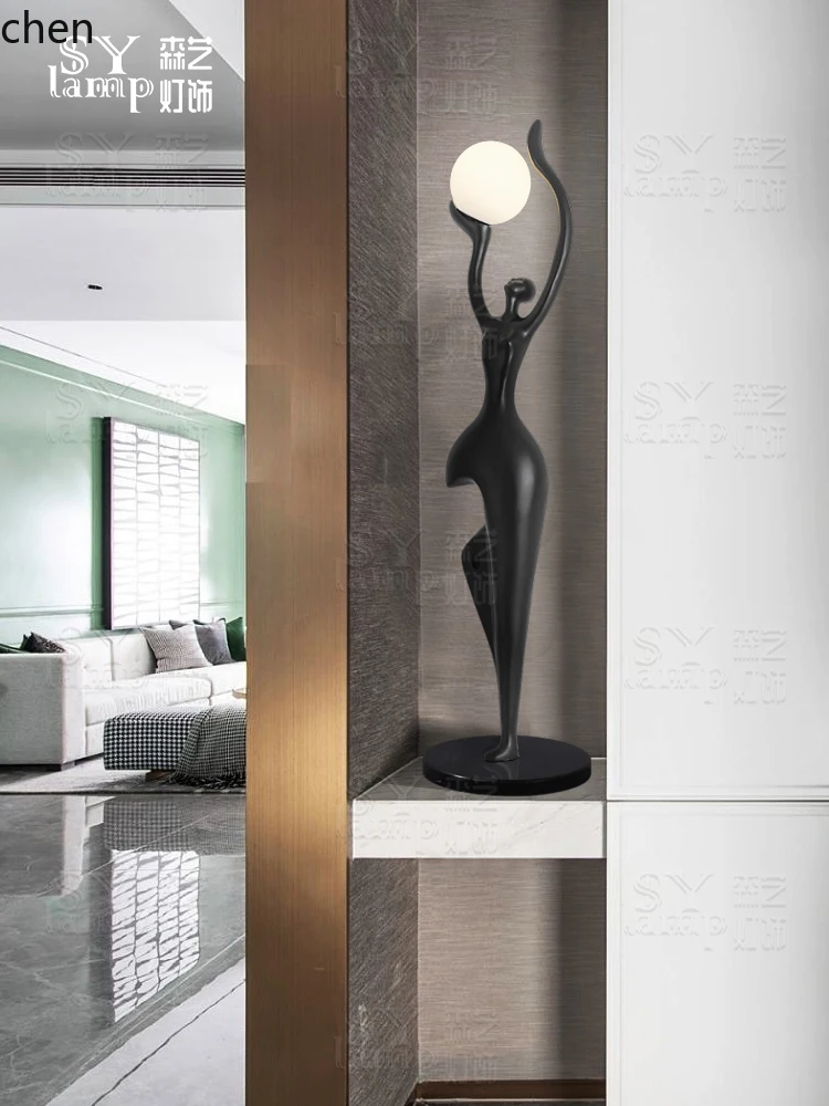 humanoid ornament creative new home living room entrance sales office figure sculpture