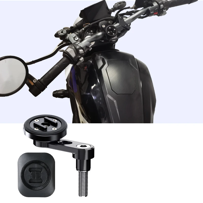 Motorcycle Multi Joint Mobile Phone Holder With Shock Absorption GPS Quick Lock Equipped With M8 Screws And Sticker Adapter