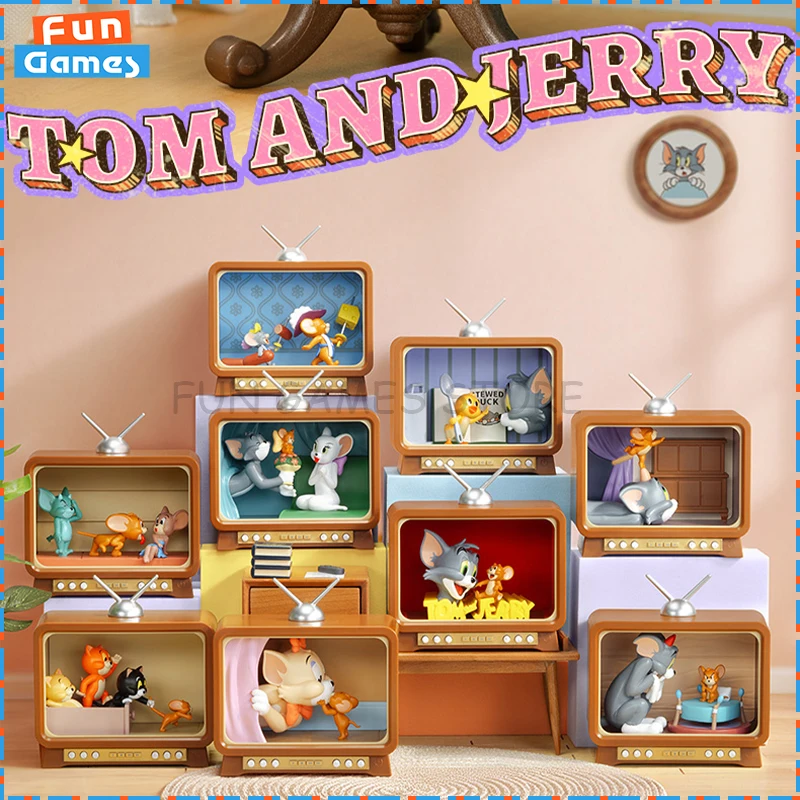 

Новая 52 игрушки слепая коробка TOM и JERRY Moment2 Mystery Box аниме фигурка куклы на заказ Коллекционная игрушка украшение для комнаты подарки для детей