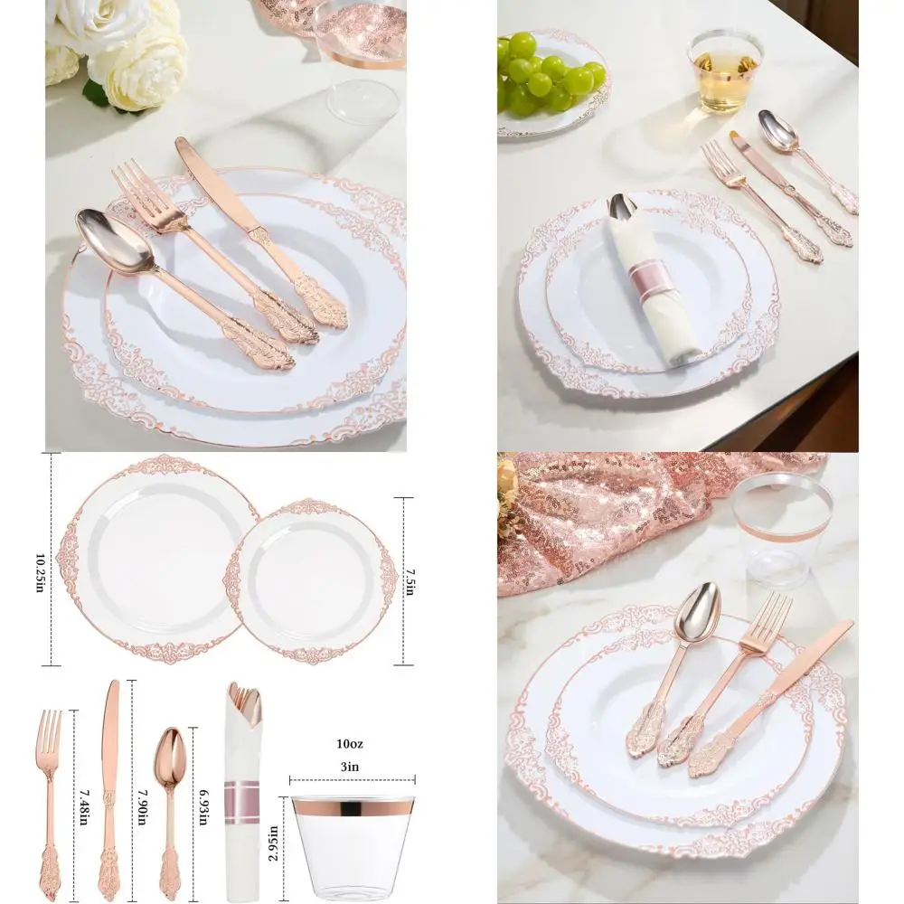 50-Person Rose Gold…