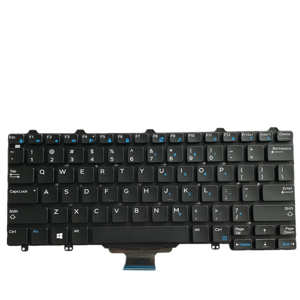 Laptop Keyboard For DELL Latitude E5250 US UNITED STATES edition Colour Black