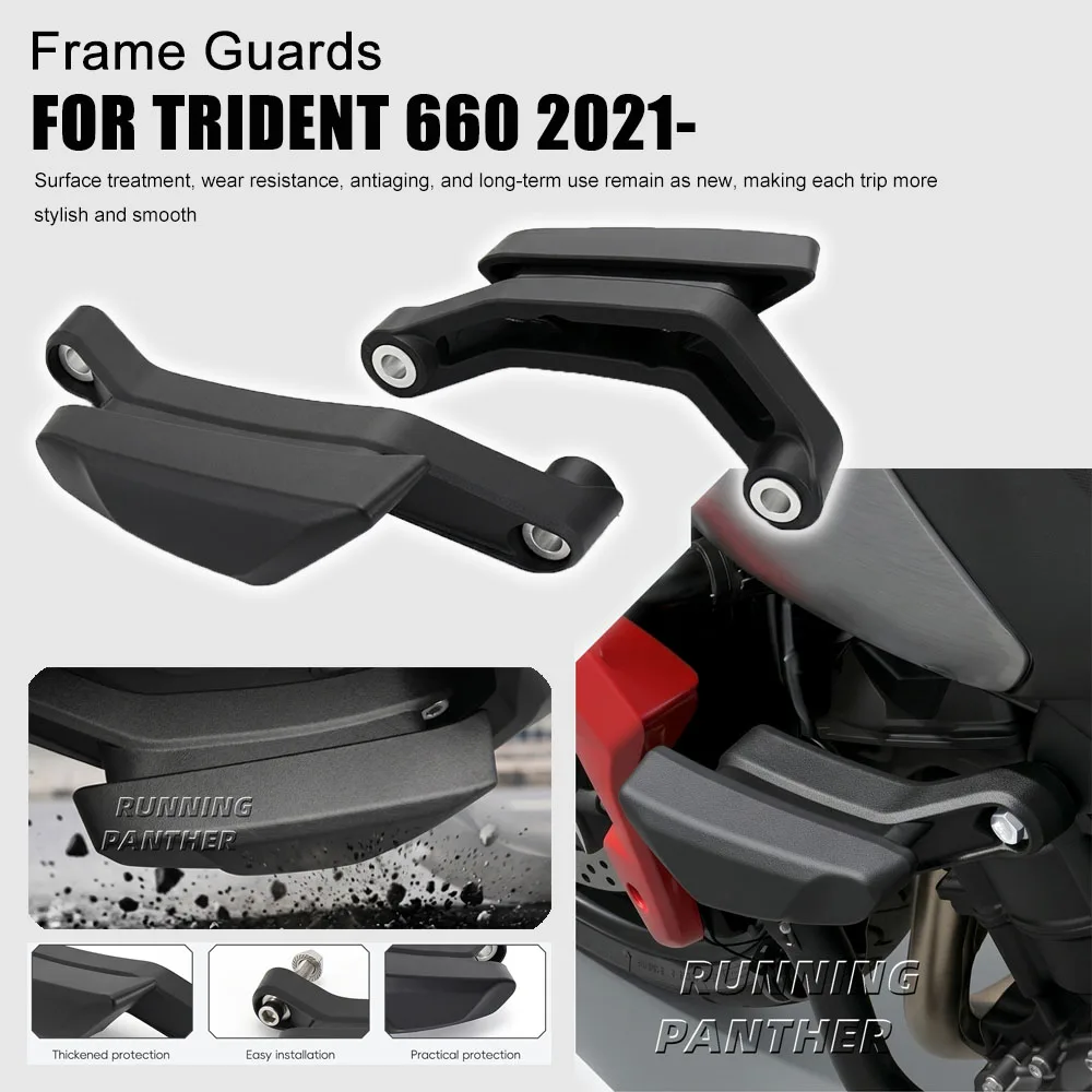 Motorcycle Fit Frame Sliders Fairing Guard Crash Protector Bobbins Falling Protection For Trident 660 Trident 660 2021-2026 2024