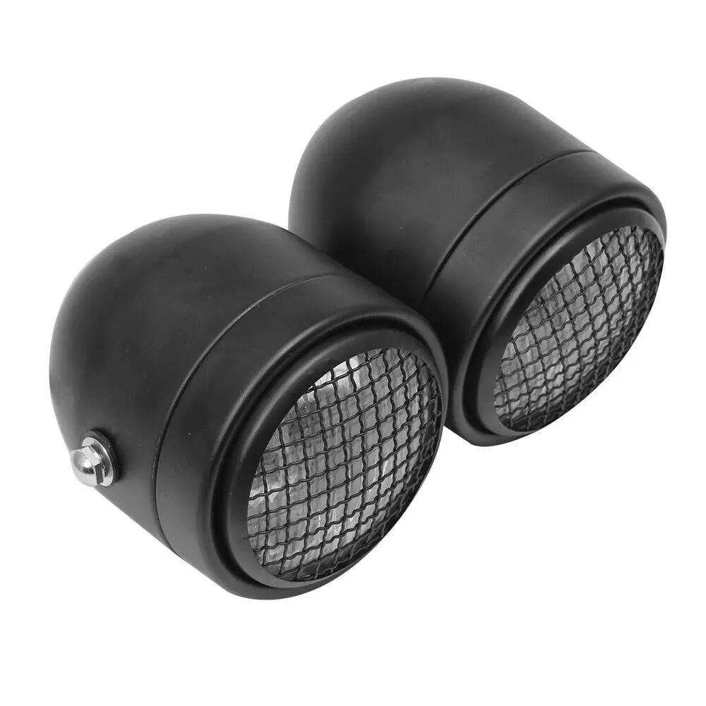 مصباح أمامي أسود مزدوج عالمي للدراجة النارية ، مصباح مزدوج للشواء ، مقاتل الشوارع ، مقبب عاري ، هارلي ، هوندا ، ياماها ، بكرة مخصصة #6