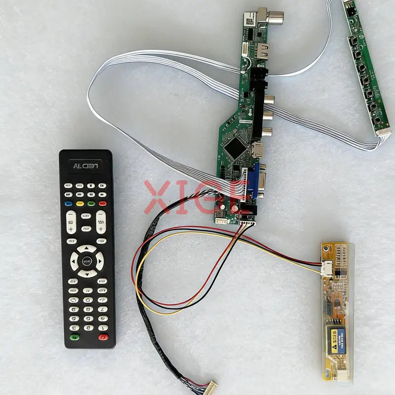 

Для N150U3 LP150U1 LTN150U4 LQ150U1LW матричный контроллер приводная плата DIY Kit 1600*1200 1CCFL HDMI + VGA + AV + USB 1600x1200 LVDS-30Pin