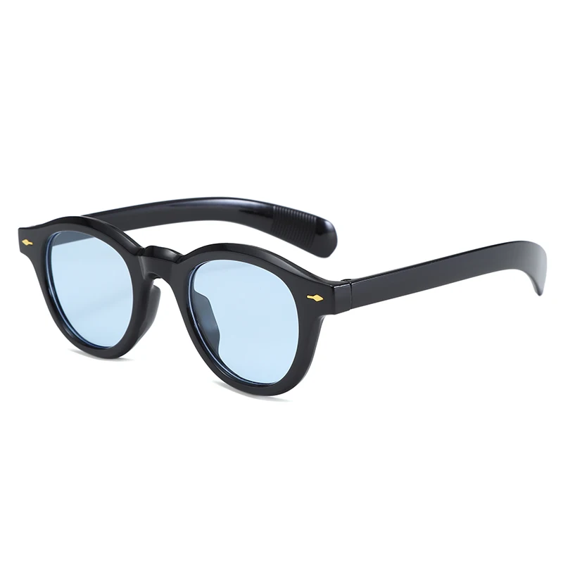 خمر النظارات الشمسية المستديرة النساء الرجال الاتجاه الكلاسيكي العلامة التجارية نظارات شمسية القيادة الصيد النظارات سيدة رجل UV400 نظارات واقية