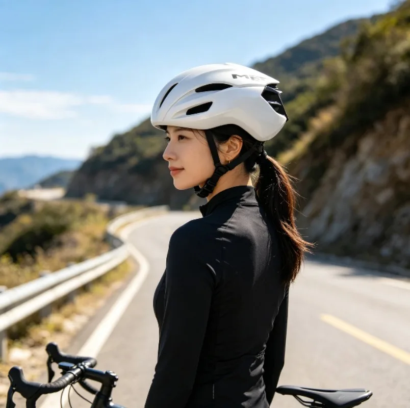 MET Classic Aero Road Bike Cycling Helmet, Wind-Breaking Safety Cap for MTB & Road Riding
