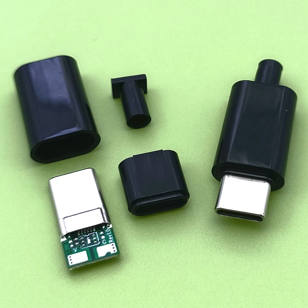 16P Type-C Male Plug PD 240W 5A 50V Fast Charging Connector USB With PCB welding Data line interface DIY data cable accessories
