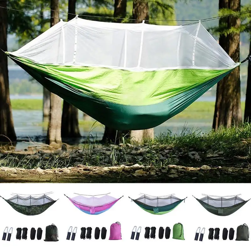 

Net Outdoor Hammock Portable Camping Hammock Lightweight Hammock Bed Heavy Duty Camping Gear For Outdoor Camping