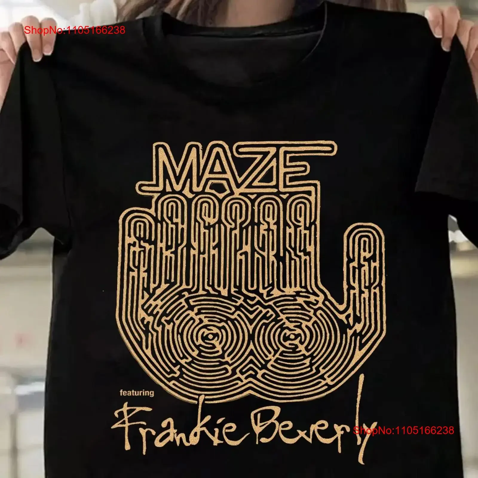 Vintage Maze Frankie Beverly Concert S 235XL T Shirt 10D498 vintage Washed Stylish Unisex streetwear designer clothes homme
