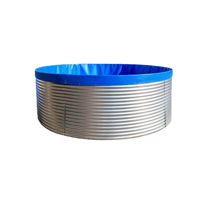 

2025Горячая распродажа, стальной резервуар для воды высокой плотности для аквакультуры для оборудования для сельского хозяйства рыб и креветок