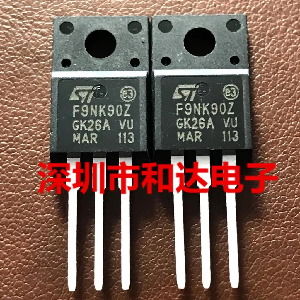 Original 5pcs/  F9NK90Z STF9NK90Z MOS   9A/900V TO-220F