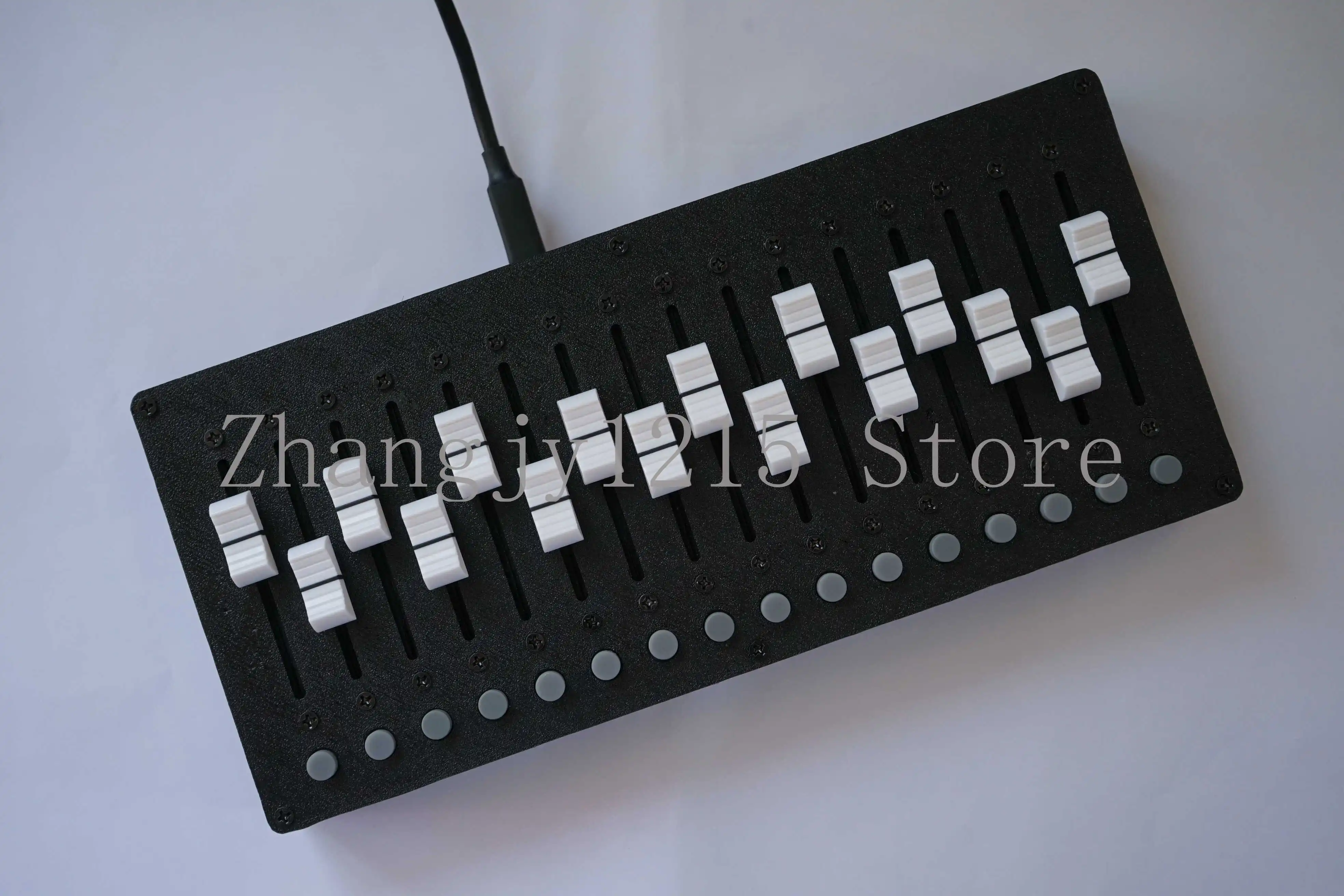 Console de mistura HUI do controlador MIDI de 16 trilhas