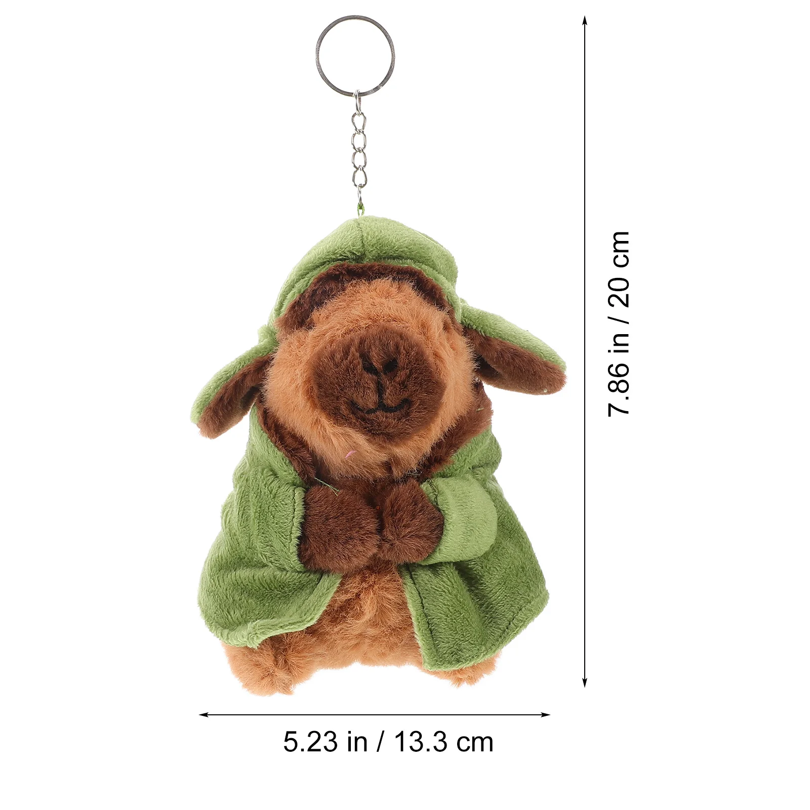 Llavero con diseño de animales bonitos, Material suave de costura de alta calidad para mochila, bolso, llavero, abalorio, regalo para niños