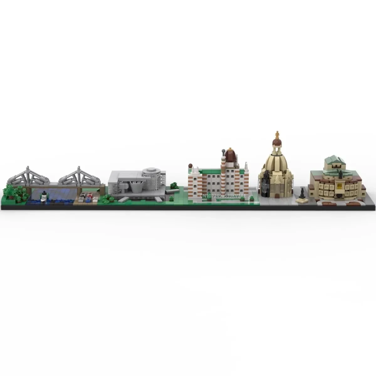 MOC City Skyline Architecture Sets maldive amburgo Cambridge New York Museum cattedrale darmcittà Building Blocks Brick Toy Gift