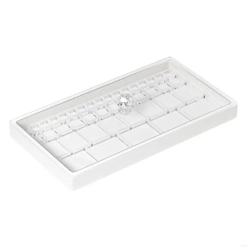 C90A Acrylic Watch Parts Dustproof Box Watch Parts Storage for Repair Enthusiasts