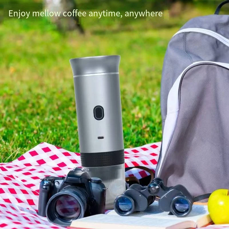 Portable3 in1 Wireless Electric Portable Espresso Coffee Machine For Car Home Camping Travel Steam Heating Capsule Coffee Maker