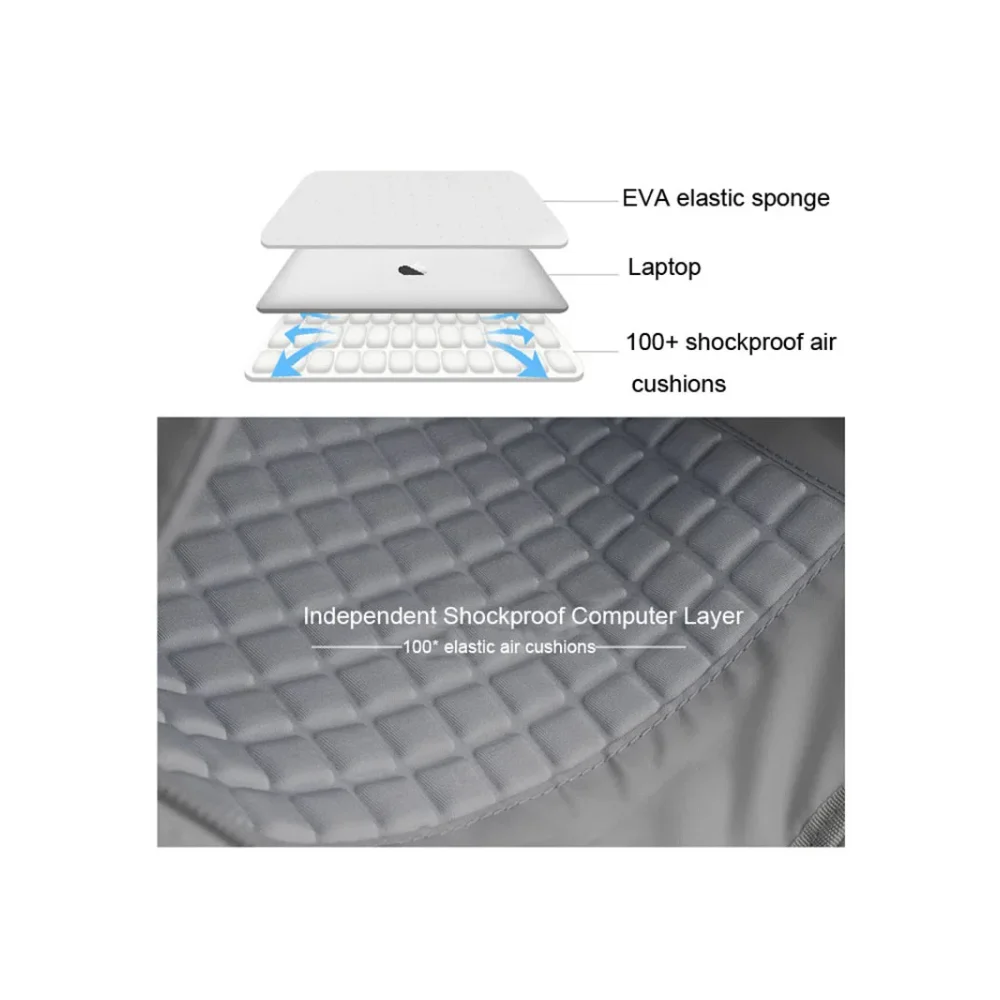 Xnyocn حقيبة كمبيوتر محمول 15.6 بوصة حقيبة متينة مقبض حقيبة الكمبيوتر المحمول واقية ل HP Dell Macbook Ultrabook #4